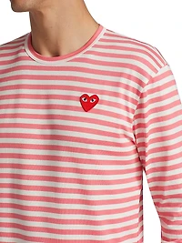 Striped Long-Sleeve Top