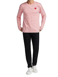 Striped Long-Sleeve Top
