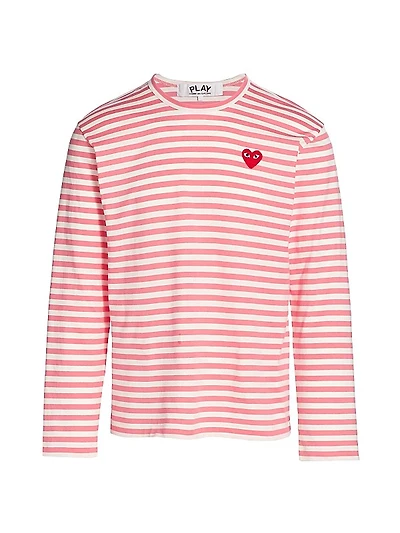 Striped Long-Sleeve Top