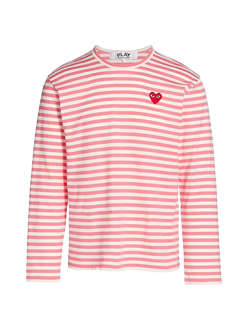 Striped Long-Sleeve Top