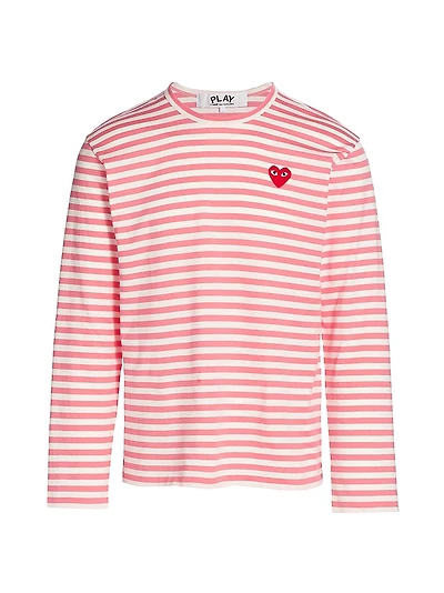 Striped Long-Sleeve Top