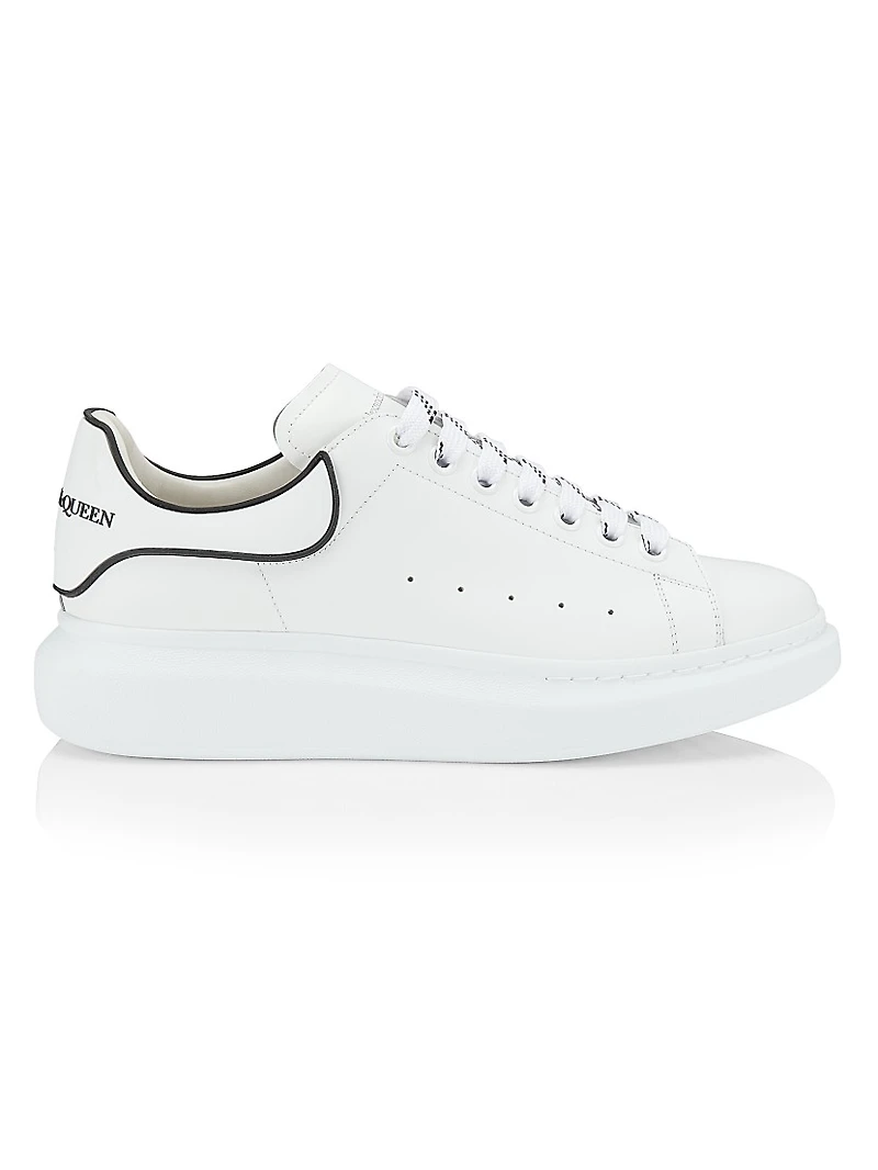 Men's Oversized Leather Platform Sneakers