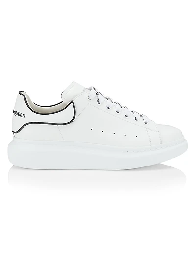 Men's Oversized Leather Platform Sneakers