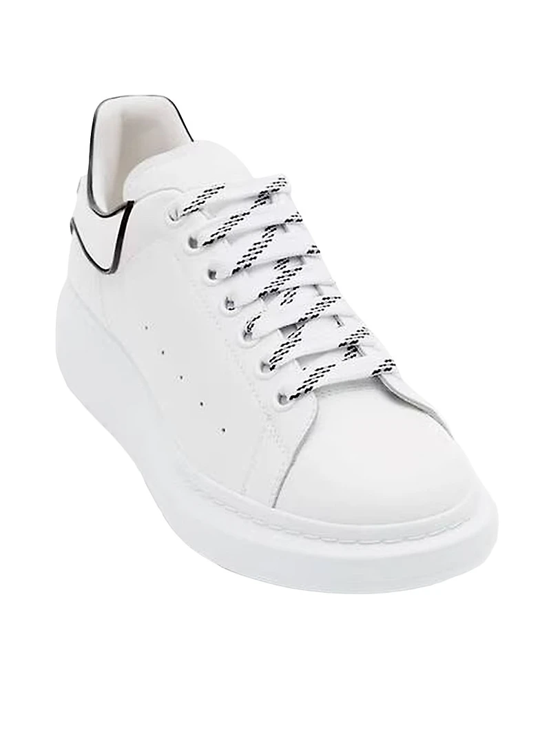 Men's Oversized Leather Platform Sneakers