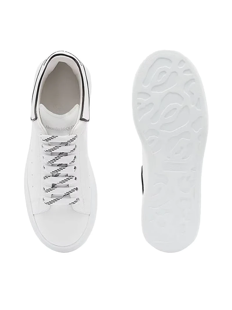 Men's Oversized Leather Platform Sneakers