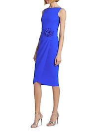 Glenaly 3-D Flower Cocktail Dress
