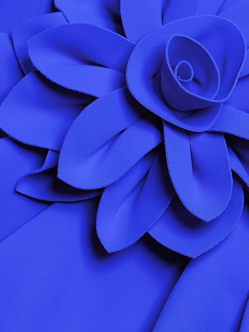 Glenaly 3-D Flower Cocktail Dress