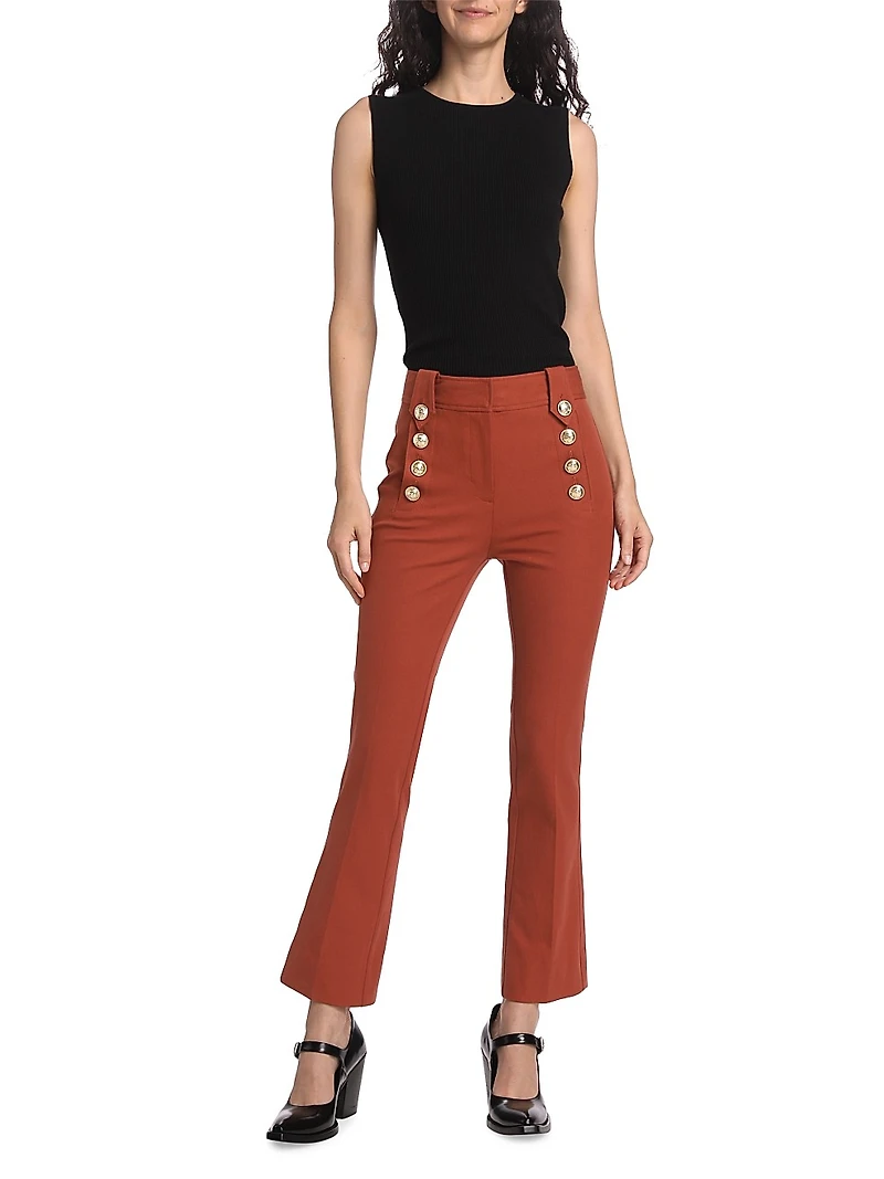 Robertson Crop Flare Pants