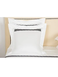 Basketweave Embroidery 295 Thread Count Sham