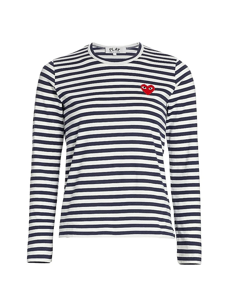 Long-Sleeve Striped T-Shirt