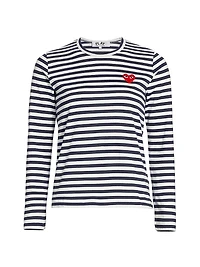 Long-Sleeve Striped T-Shirt