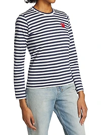 Long-Sleeve Striped T-Shirt