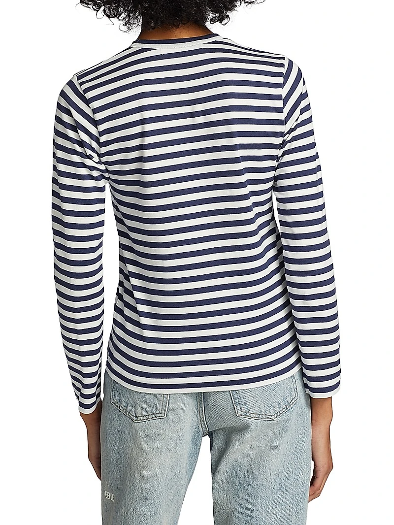Long-Sleeve Striped T-Shirt