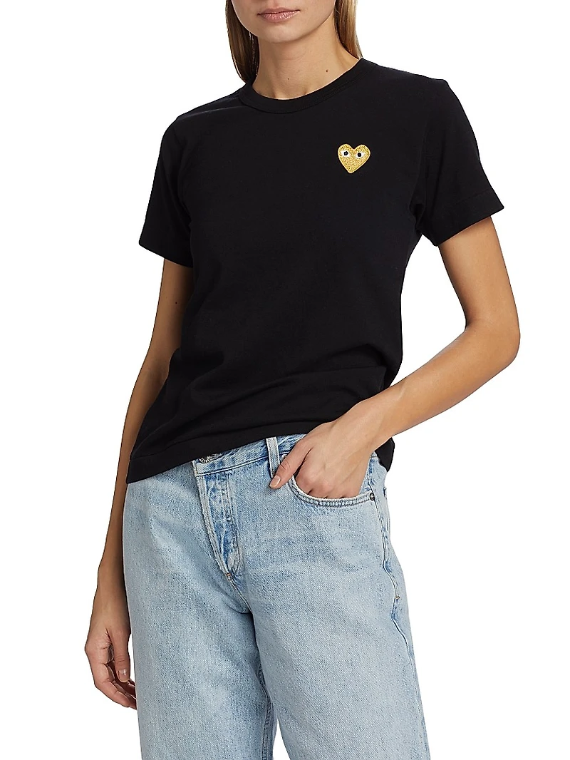 Embroidered Heart T-Shirt