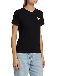 Embroidered Heart T-Shirt