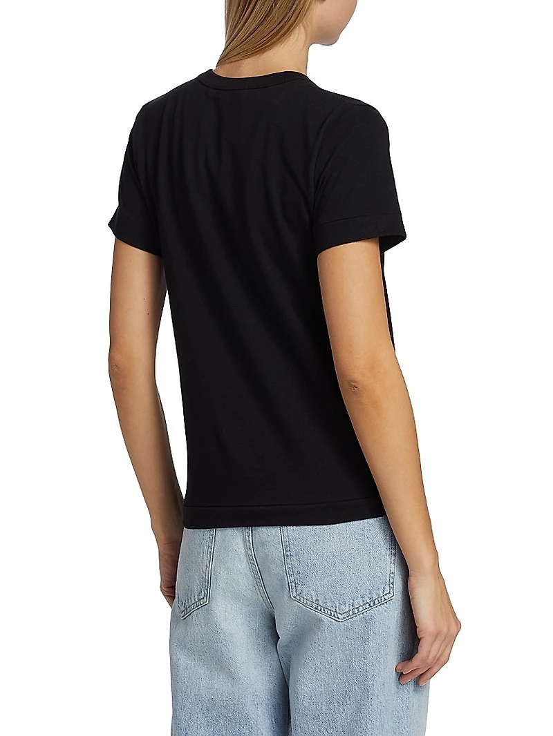 Embroidered Heart T-Shirt