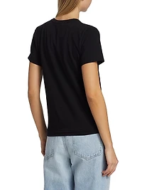 Embroidered Heart T-Shirt