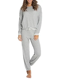 The Malibu 2-Piece Crinkle Jersey Sweatshirt & Sweatpants Set