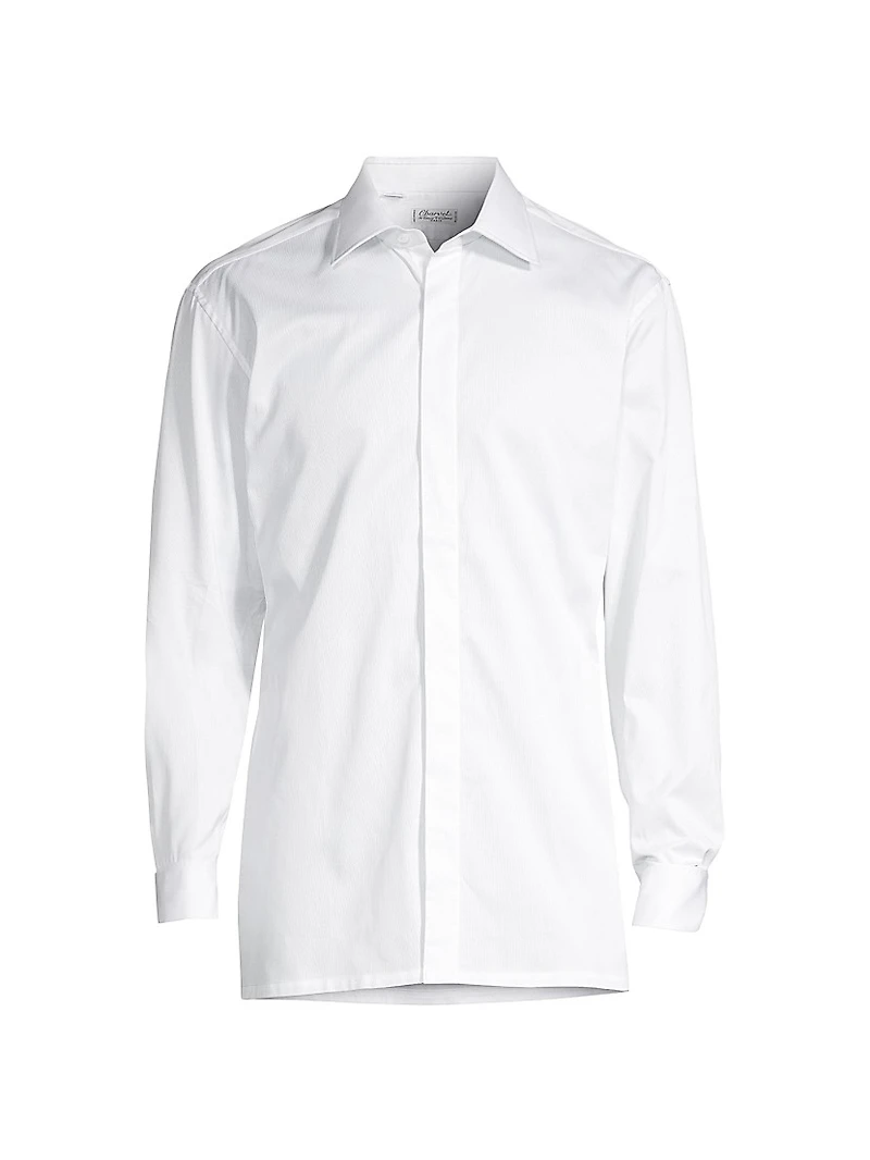 Hidden Placket Formal Shirt
