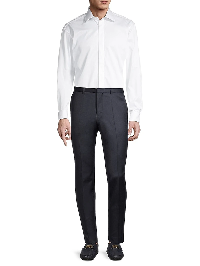 Hidden Placket Formal Shirt