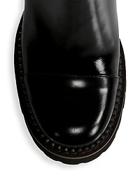 Mallory Lug-Sole Leather Chelsea Boots