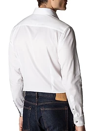 Slim-Fit Twill Dress Shirt