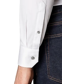 Slim-Fit Twill Dress Shirt