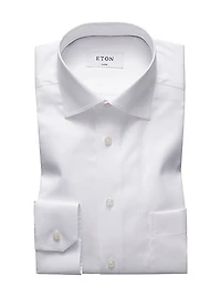 Classic-Fit Twill Dress Shirt