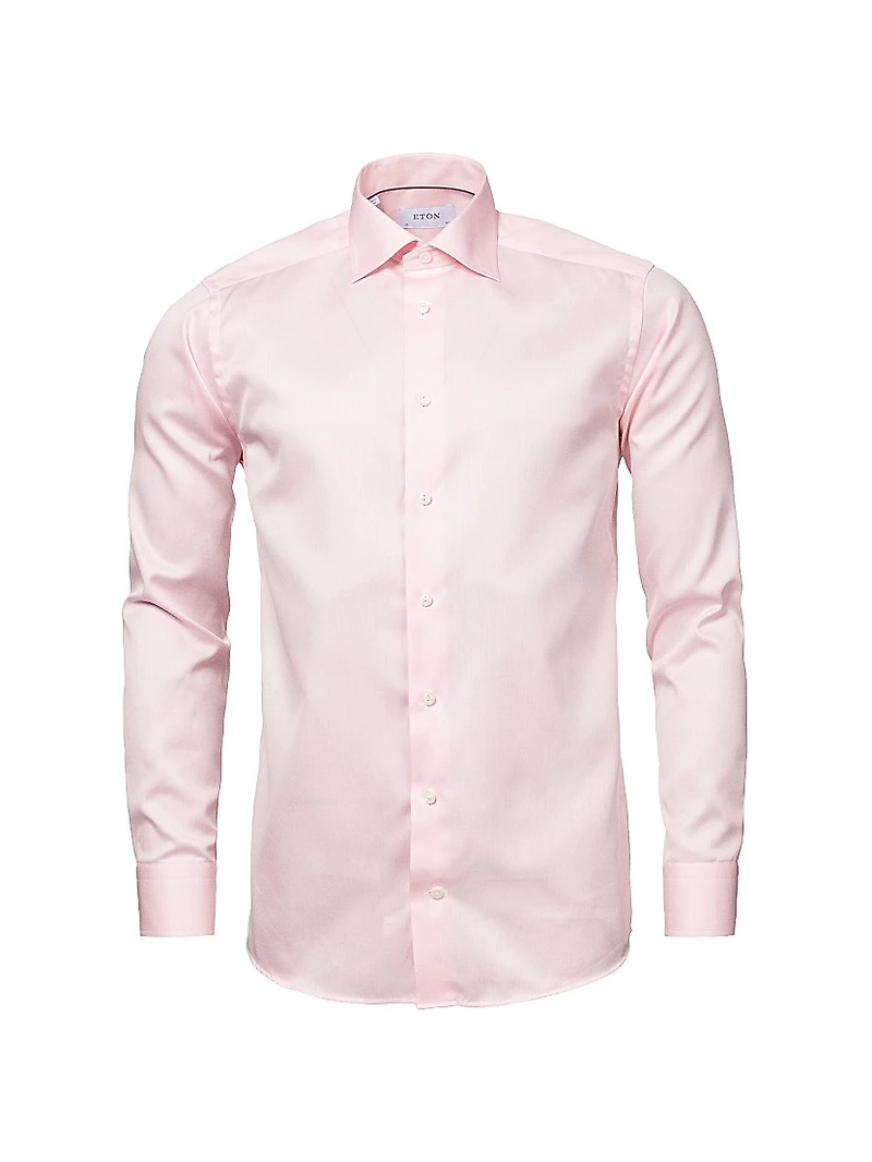 Contemporary-Fit Twill Dress Shirt