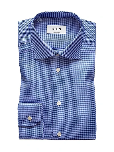 Contemporary-Fit Houndstooth Dress Shirt