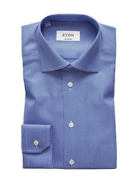 Contemporary-Fit Houndstooth Dress Shirt