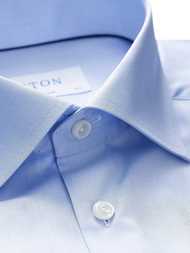 Super Slim-Fit Twill Dress Shirt