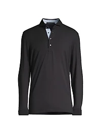 Classic-Fit Apache II Long-Sleeve Polo Shirt