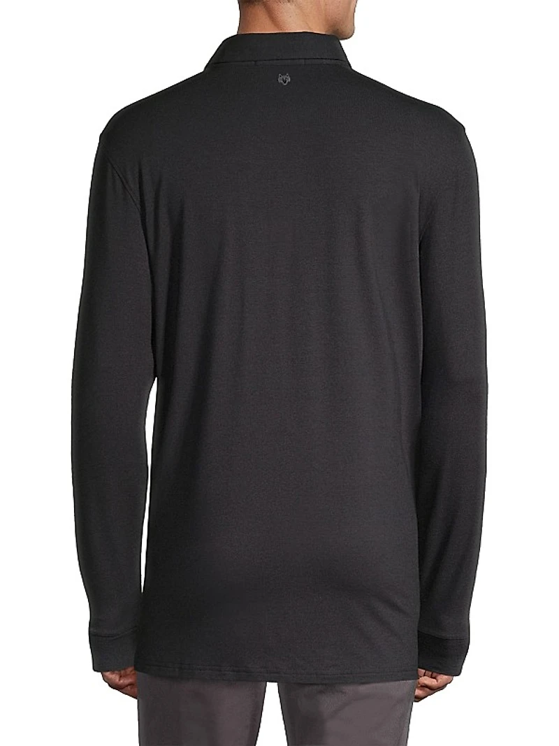 Classic-Fit Apache II Long-Sleeve Polo Shirt
