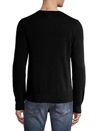 Play Double Heart V-Neck Pullover