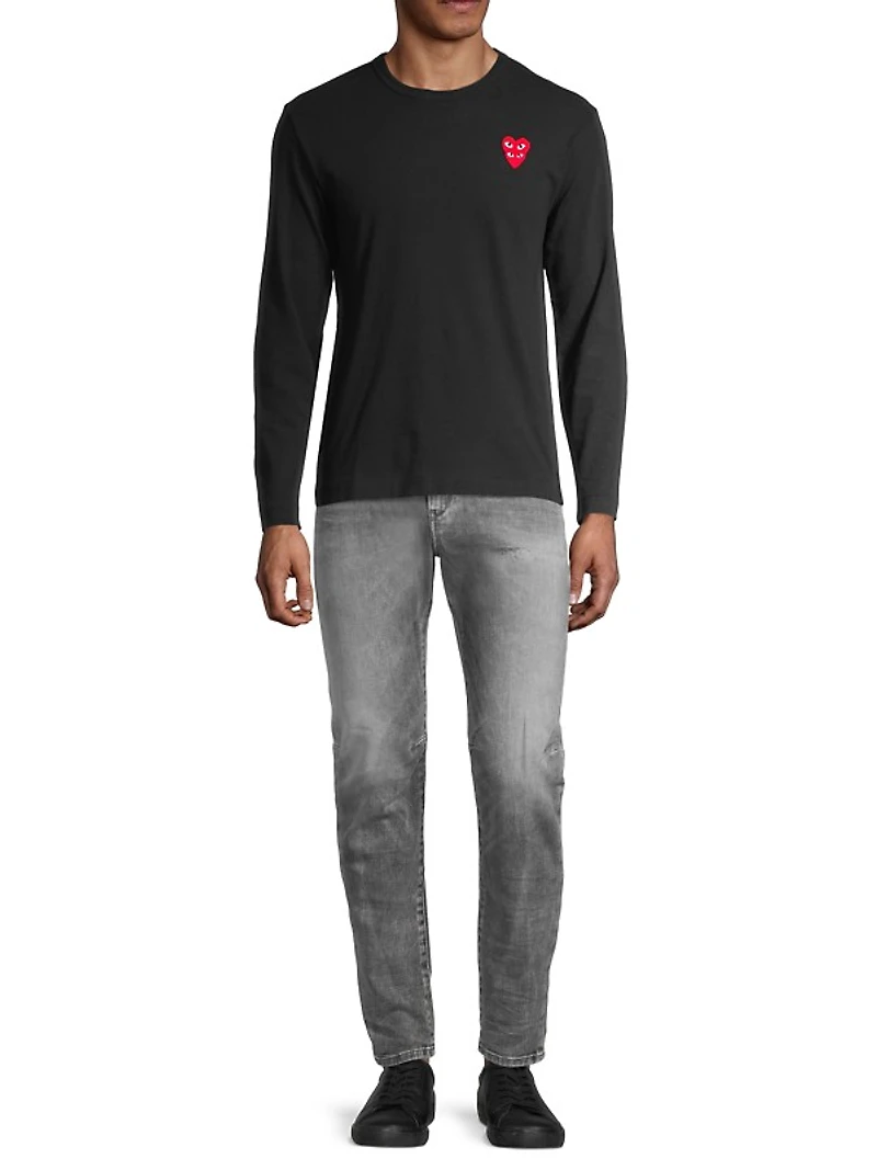 Play Double Heart Long-Sleeve T-Shirt