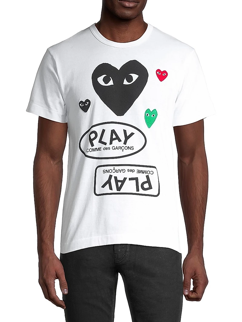 Play Multi Heart Graphic T-Shirt