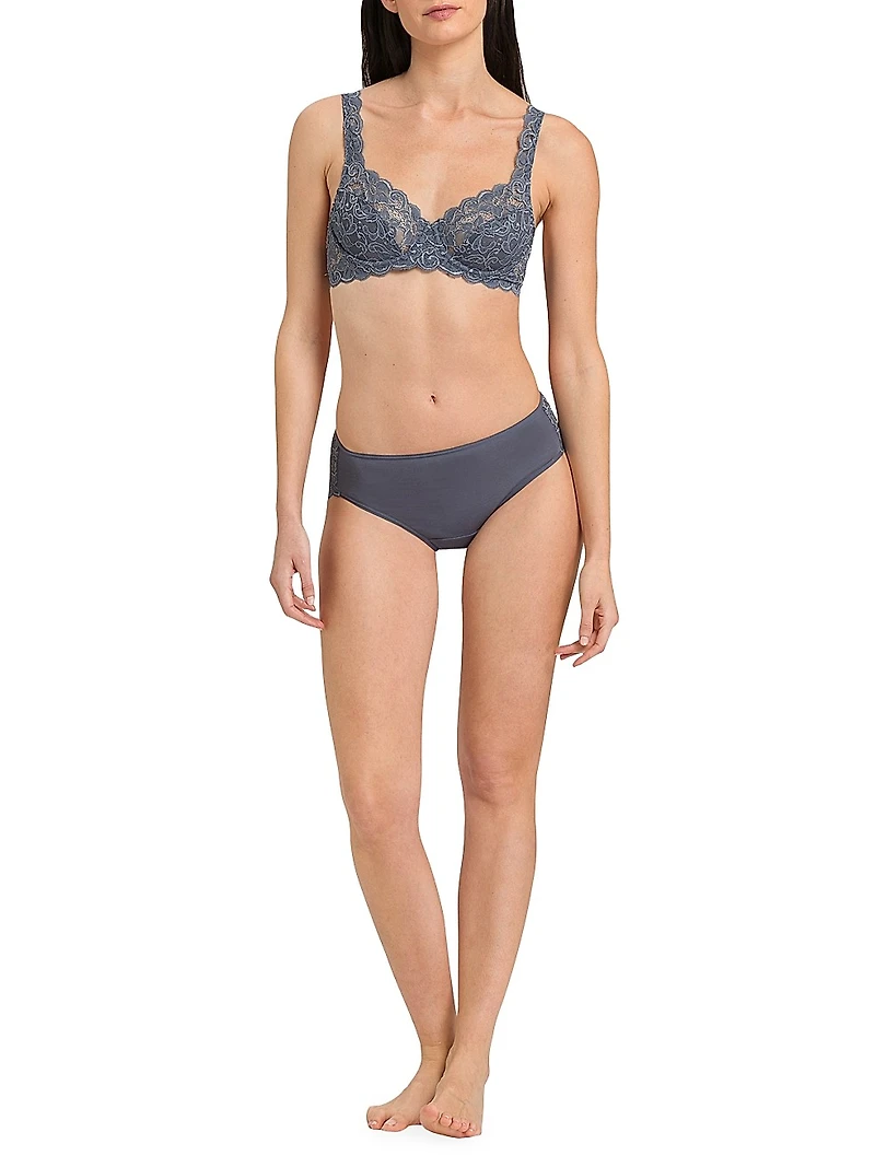 Luxury Moments Lace-Back Hi-Cut Brief