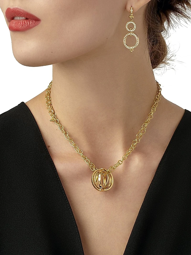 Celestial 18K Yellow Gold & Diamond Astrid Ring