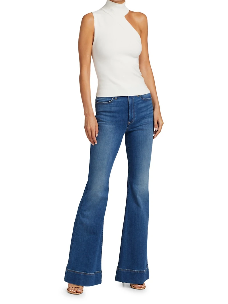 Kiki Multi-Stitch Cutout Tank Top