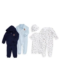 Baby Boy's 2-Piece Atlantic Terry Zip-Up Hooded Sweater & Joggers Set