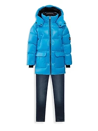 Little Kid's Lustrous Down Puffer Jacket