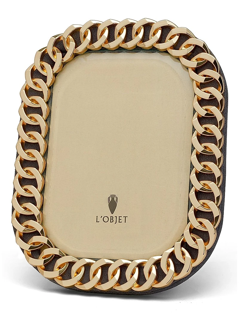 Cuban Link Platinum Picture Frame