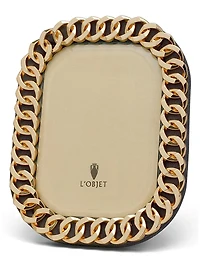 Cuban Link Platinum Picture Frame