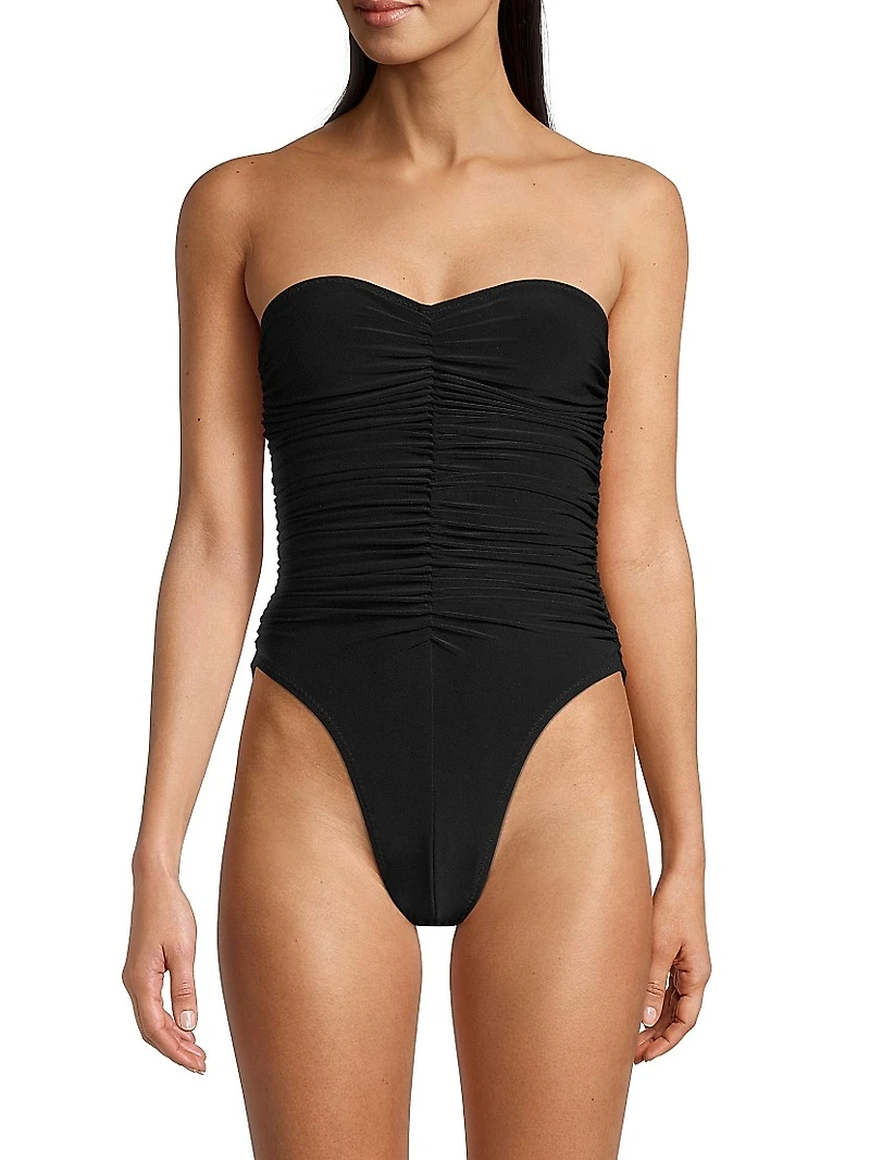 Marissa Slinky Strapless One-Piece Swimsuit