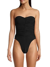 Marissa Slinky Strapless One-Piece Swimsuit