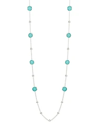 Sterling Silver & Turquoise Stone Necklace