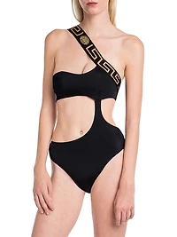 Greca Cutout Swimsuit