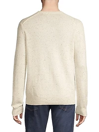 Donegal Cashmere Crewneck Sweater