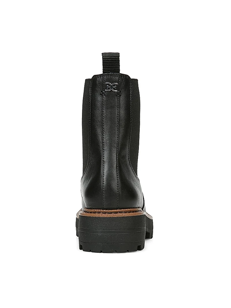Laguna Lug-Sole Leather Combat Boots